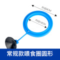 鱼粮投喂圈小型鱼儿喂食圈鱼儿鱼食投食圈水族箱漂浮喂食圈_1 默认尺寸 蓝色圆形喂食圈
