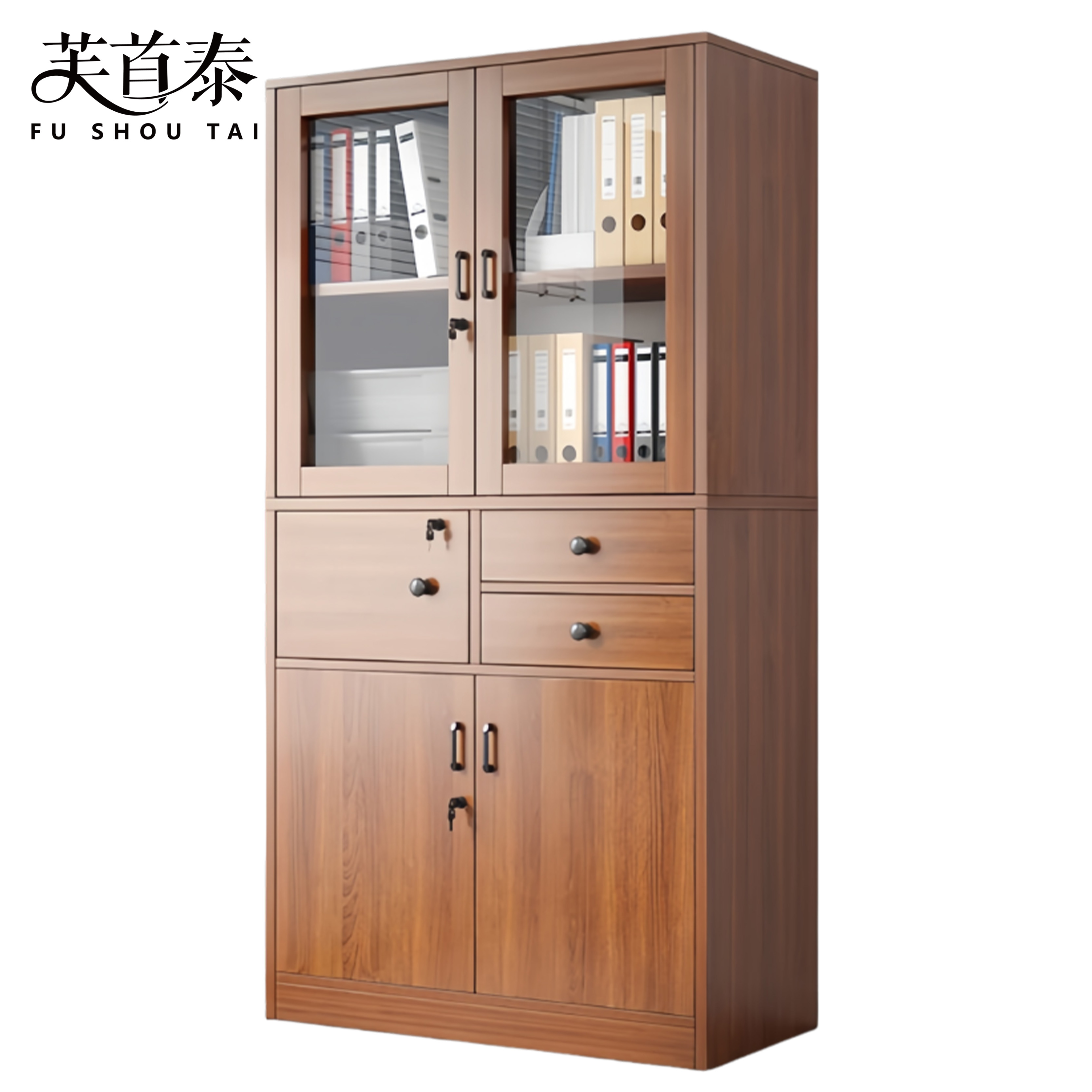 芙首泰档案柜五门两抽800*300*1800mm个高清大图