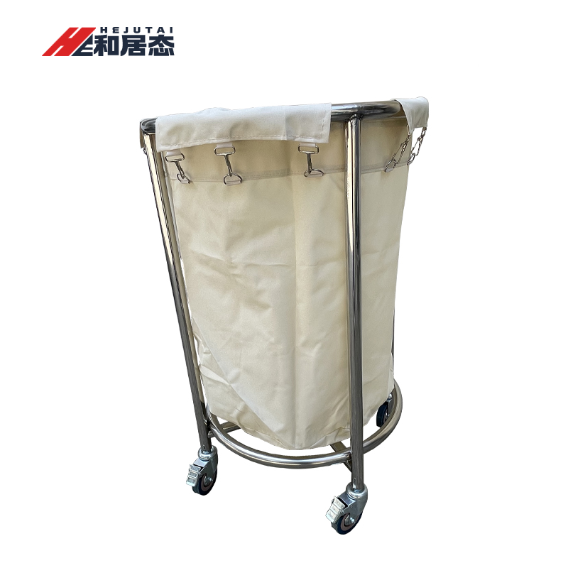 和居态 圆形布草车 60x81cm 个高清大图