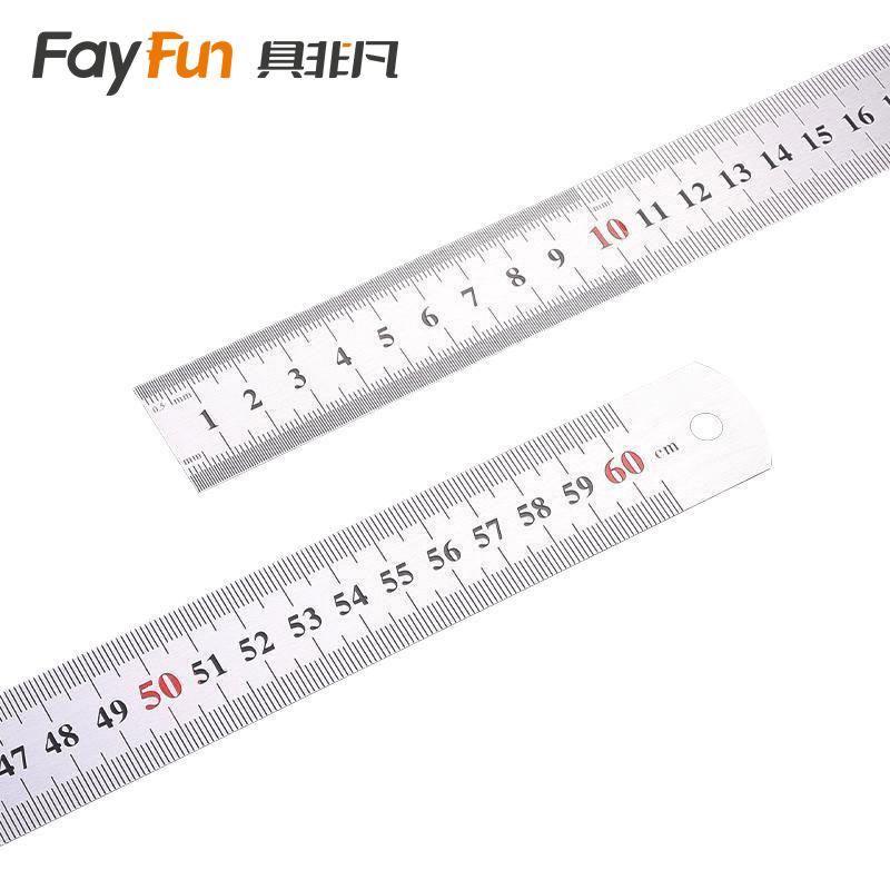具非凡 钢直尺 60cm把高清大图