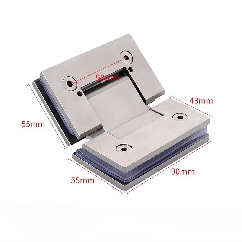 吉迎尚品 液压缓冲玻璃门夹淋浴房合页铰链 135度 个 135度 135度