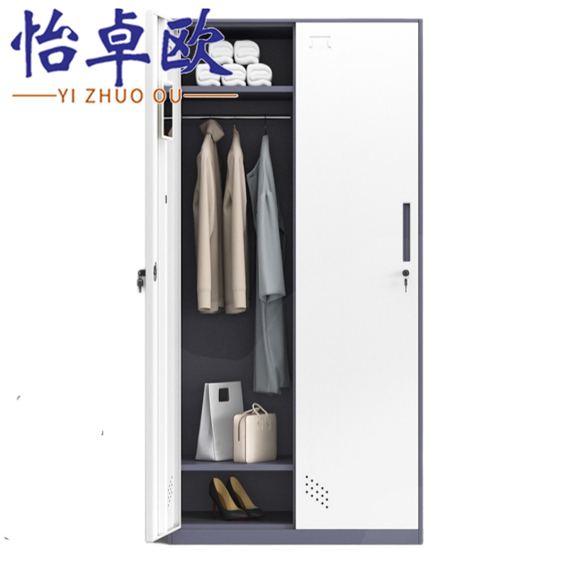 怡卓欧办公柜二门更衣柜个高清大图
