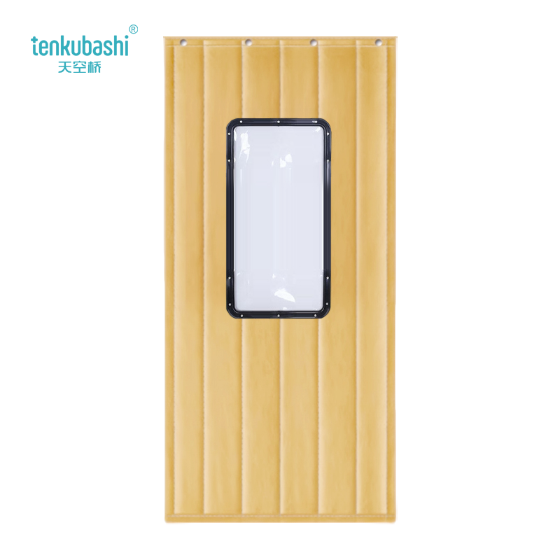 天空桥 棉门帘 MML-4金黄色40*80cm二层棉 平方米高清大图