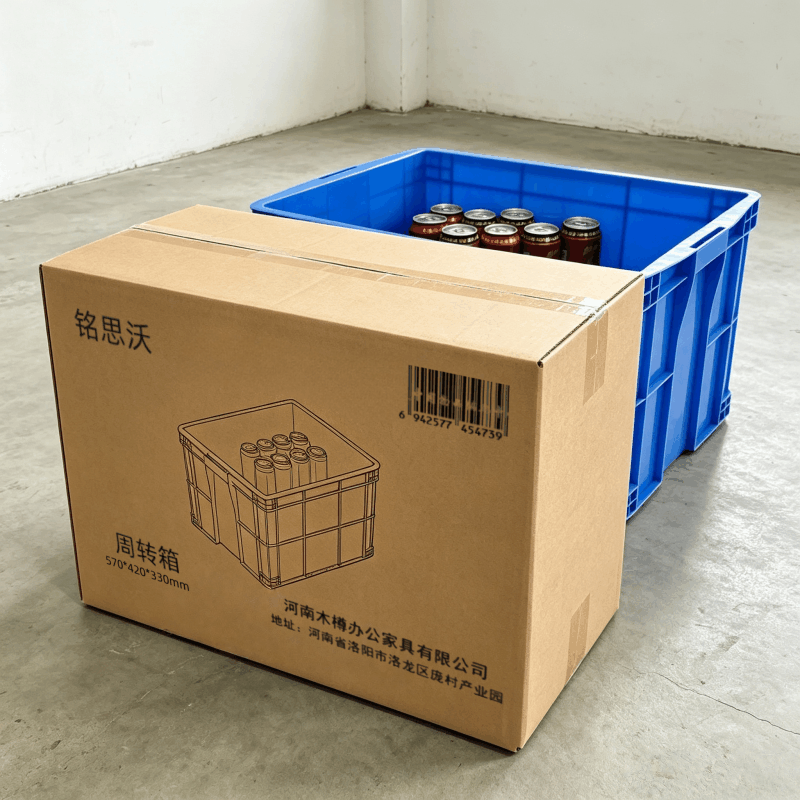 铭思沃 周转箱 570*420*330mm 个图片
