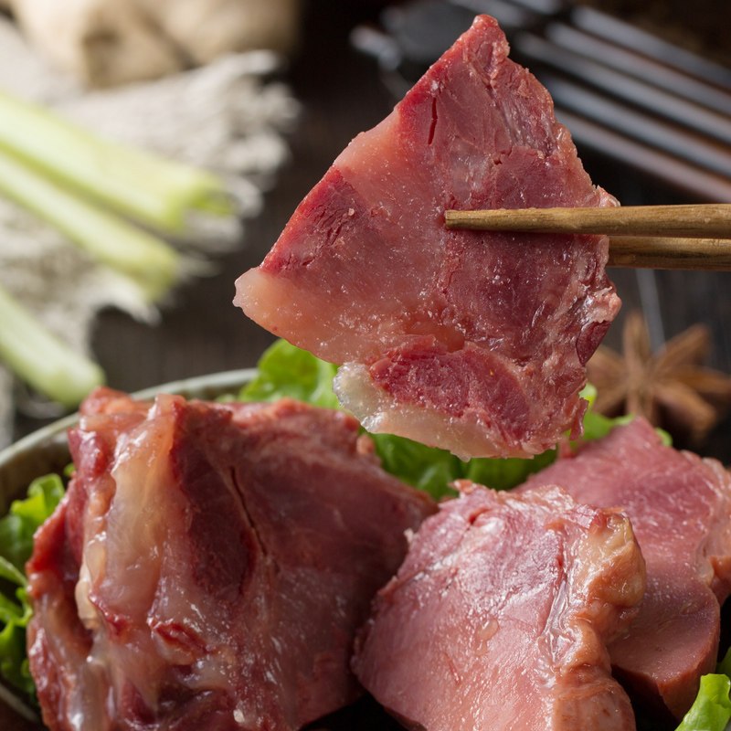 月盛斋红烧牛腱子200g 北京特产 真空酱卤味熟食牛肉 清真即食 中华老字号