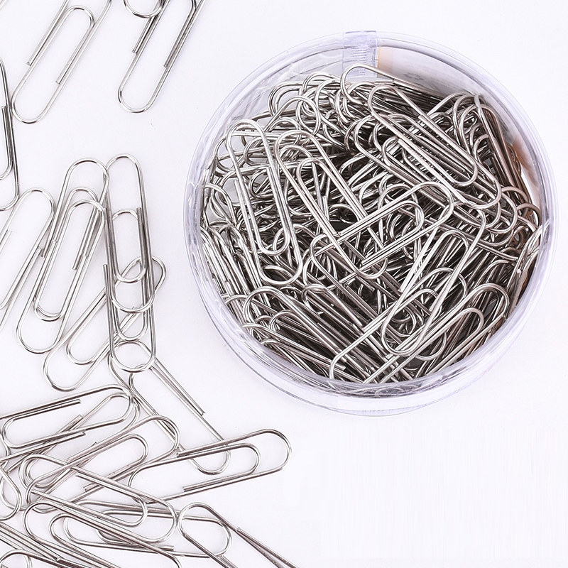 邦可臣20盒回形针曲别针镀镍金属回型针可爱彩色小号学生书签u形回旋