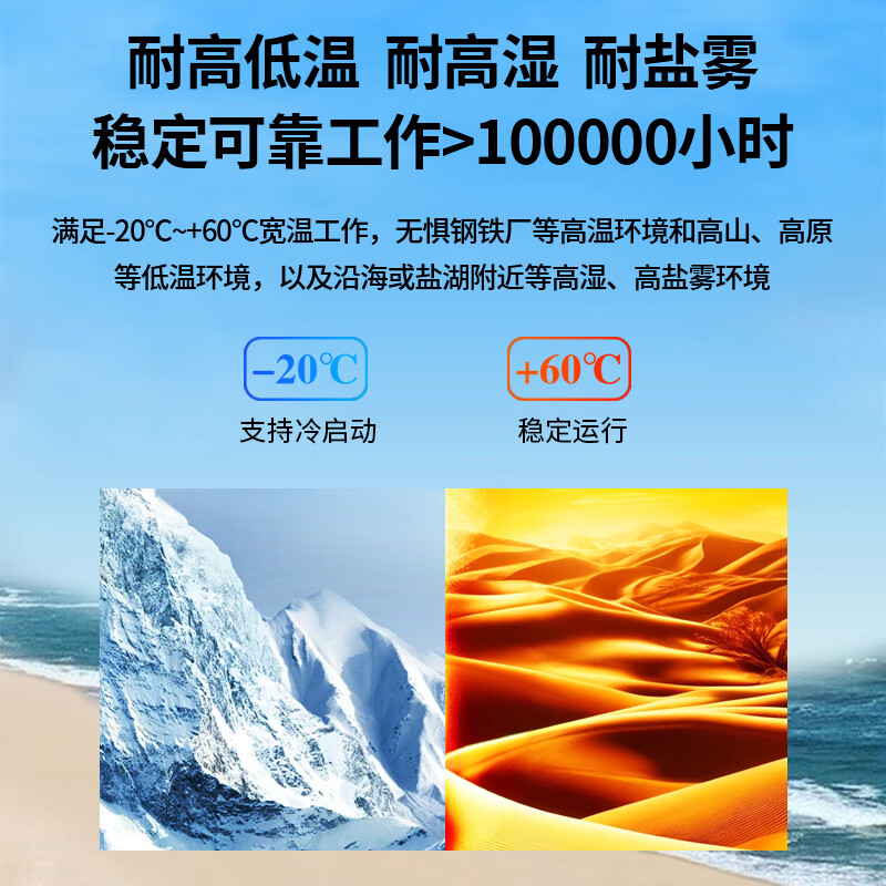 博扬(BOYANG)综合业务光端机 16E1+60路电话+4路千兆网络+2路百兆网络 LC单纤20KM 双电源 1对BY高清大图