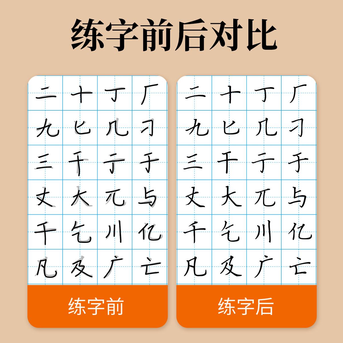[进阶强化7本]送钢笔套装 [正版]楷书练字帖成人练字正楷大人钢笔硬笔书法字帖古诗词成年男女生楷书入门笔画偏旁控笔训练唐高清大图