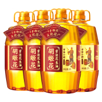 胡姬花古法小榨花生油5L*4大桶组合装食用油 一级压榨家用炒菜山东花生食用油