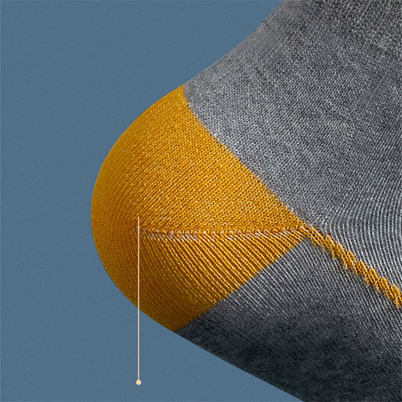 浪莎袜子男士中筒纯棉春夏秋冬四季厚款吸汗透气运动休闲袜2双高清大图