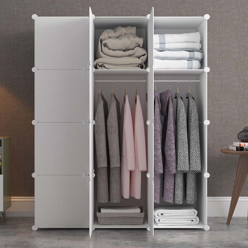 简易衣柜经济型塑料组装衣橱卧室宿舍简约现代省空间成人衣柜