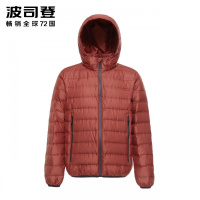 波司登BOSIDENG羽绒服男短款轻薄男士秋季薄款休闲防寒外套连帽2018新款上衣B80131011