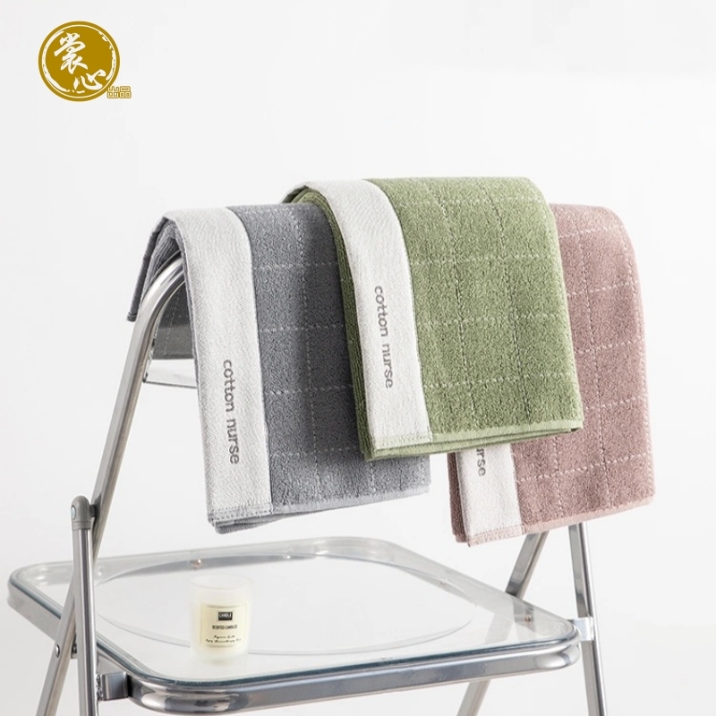 裳心毛巾-英伦格子高清大图