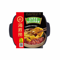 海底捞自煮火锅香辣素食懒人小火锅400g方便速食自热火锅即食自助