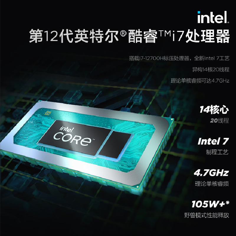 联想(Lenovo)拯救者Y9000P 2022 16英寸游戏笔记本电脑(12代 i7-12700H 16G 512G RTX3070 2.5k 165Hz100%sRGB)钛晶灰高清大图