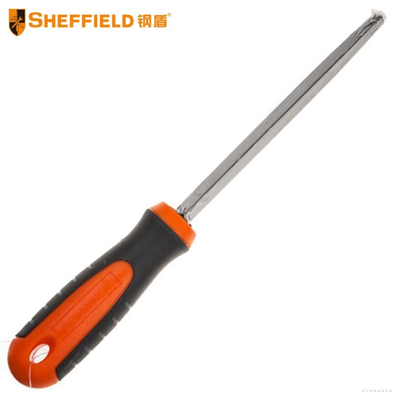 SHEFFIELD/钢盾 中齿三角锉 S099406 8“ 中齿 1把高清大图
