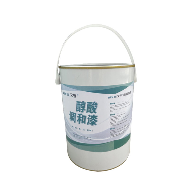 文野醇酸调和漆黑/KG 20KG/桶(20KG起订)高清大图