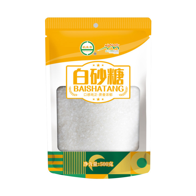 鹤来香 砂糖绵白糖调味甘蔗糖细砂食用糖 白砂糖500克*2包