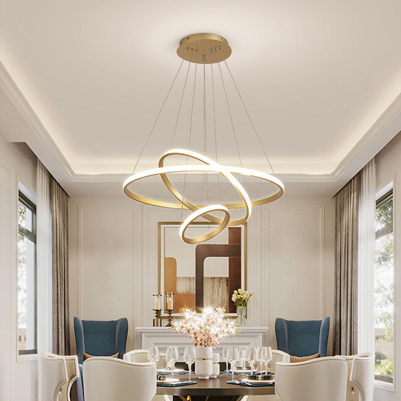 品拓grevol北欧餐厅吊灯客厅灯现代简约家用环形灯饰网红创意个性卧室