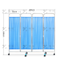 臻远 ZY-PF10 医用屏风隔断移动折叠折屏带轮客厅美容院遮挡布艺折屏 304加厚款四折