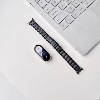 适用小米手环9/8表带新款小米10表带三珠陶瓷金属腕带band9运动智能3139B 半砂 8
