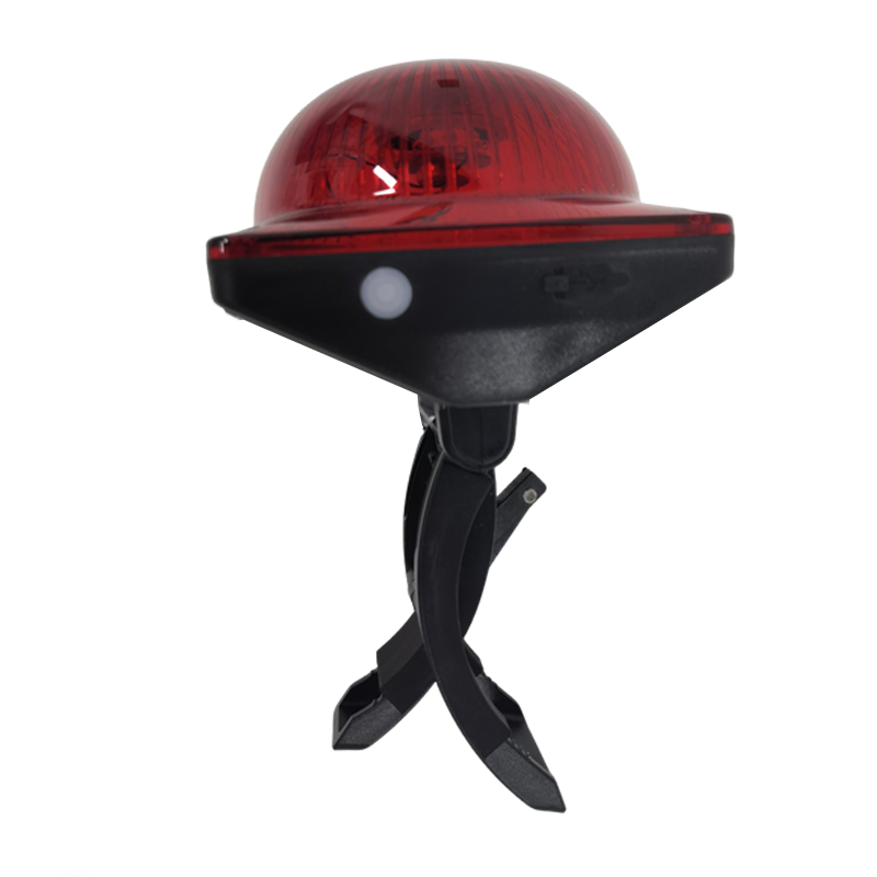 亮视 OX6 1.6W IP65 续航时间≥24h 3.7V 红色 太阳能声光警示灯 红色高清大图