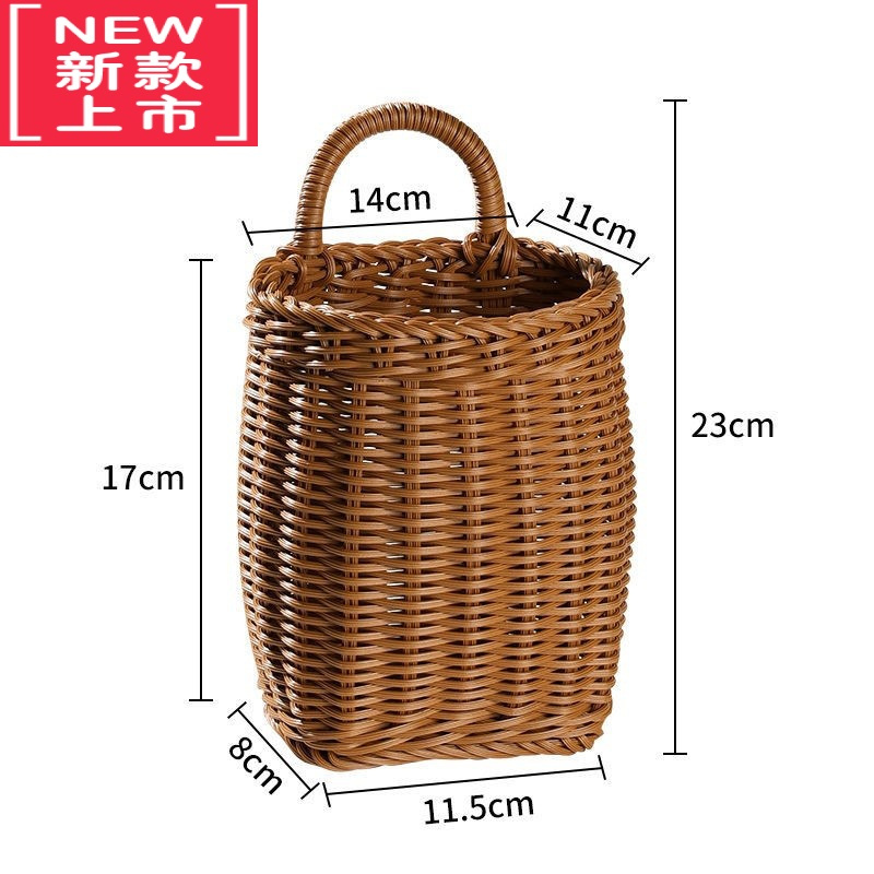 可莉允日式大蒜生姜果蔬收纳挂袋厨房手提买菜袋装洋葱大号杂物网兜袋子