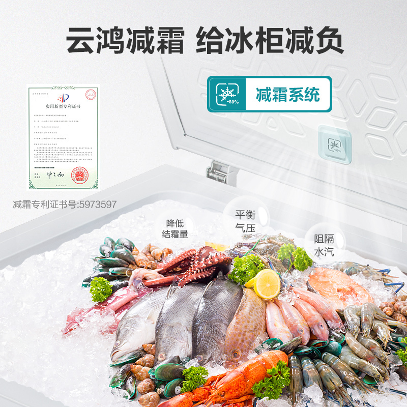 海信(Hisense)143升 家用冰柜 小型迷你卧式冷藏冷冻转换柜 节能低噪 冷柜(白色)BD/BC-143NA/B