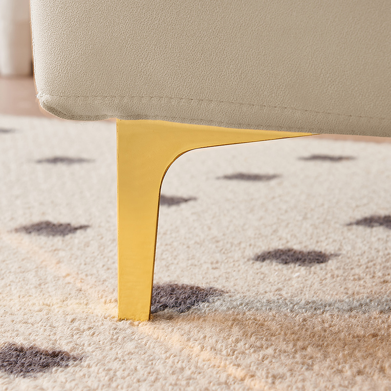 全友家居现代轻奢布艺软床科技布床屏高承重排骨架金属床脚卧室大床婚