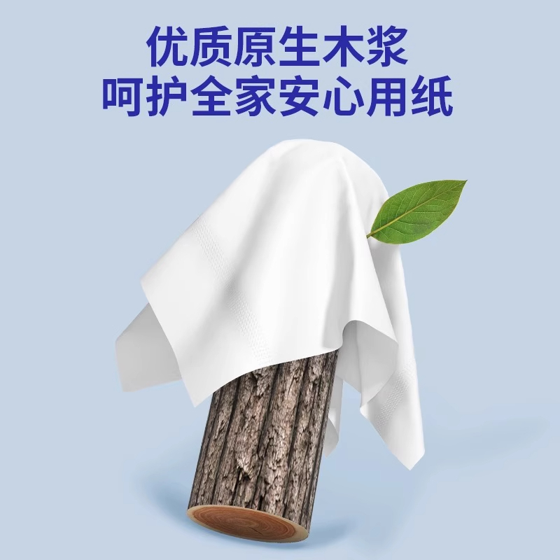 贺森(HS) 卷纸卷筒纸无芯卫生纸家用高清大图