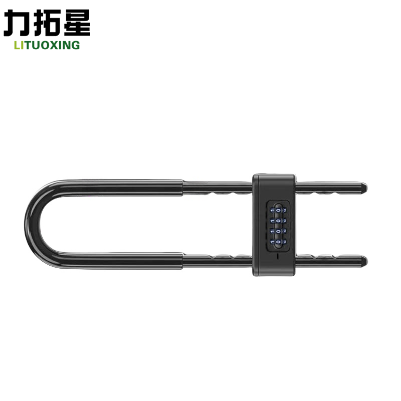 力拓星 U型防盗密码锁 普通款35cm 把高清大图