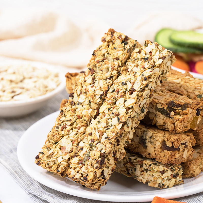 固本堂水果坚果九疏三种口味燕麦脆棒代餐棒零食解馋饱腹谷物能量棒