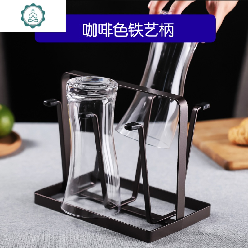 创意透明  家用玻璃水杯果汁杯啤酒杯耐热6只玻璃杯