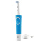 欧乐B(Oralb)电动牙刷 成人2D声波震动(自带刷头*4)D100 樱花粉、清新蓝双支装