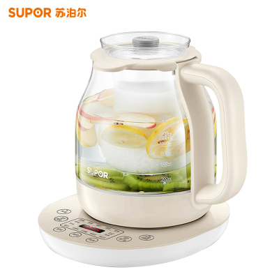 苏泊尔(SUPOR)养生壶 SW-15Y02 加厚玻璃多功能电热烧水壶花茶壶家用煮茶器