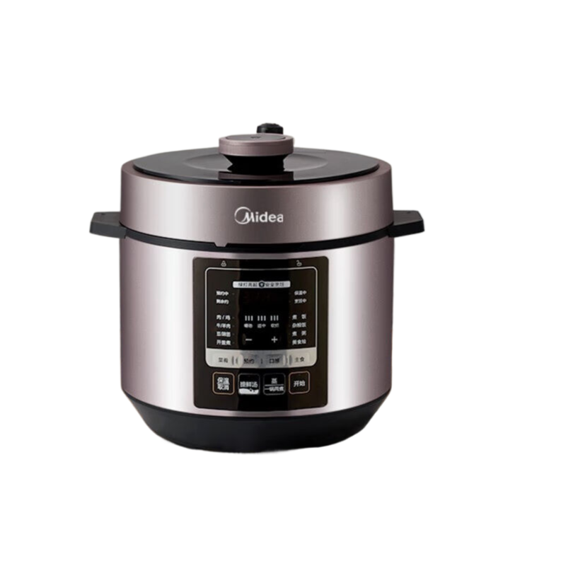 美的(Midea)电压力锅 6升 家用智能双胆电高压锅YL60M3-751