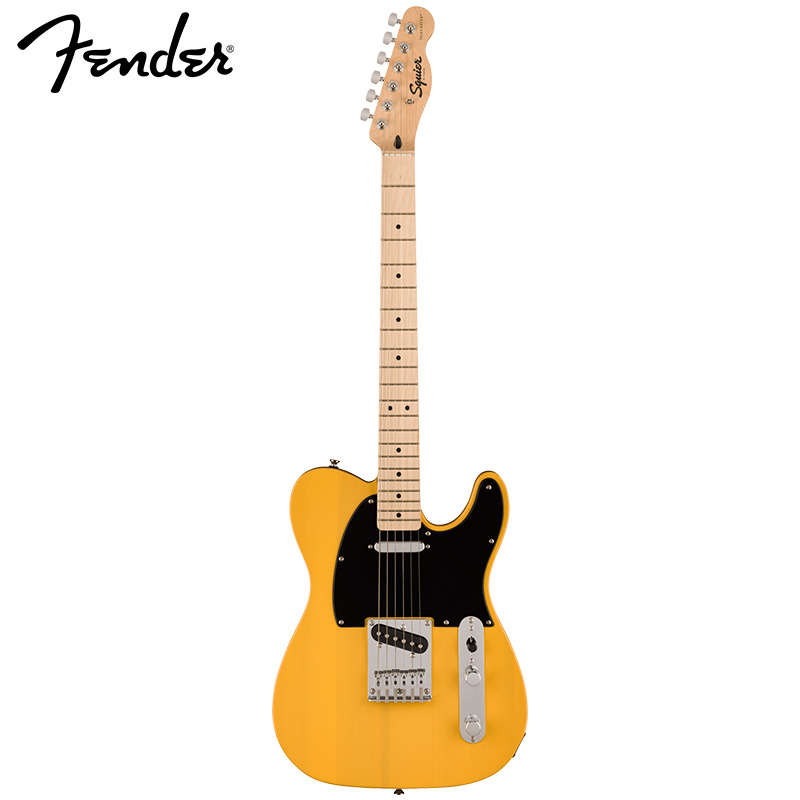 FENDER芬达吉他音速sonic TELE型单单枫木指板初学入门电吉他 奶油金黄色