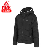 匹克（PEAK）2018秋冬季新款女士运动棉衣厚棉衣防寒保暖经典印花耐磨运动服常规款常规型DF584032