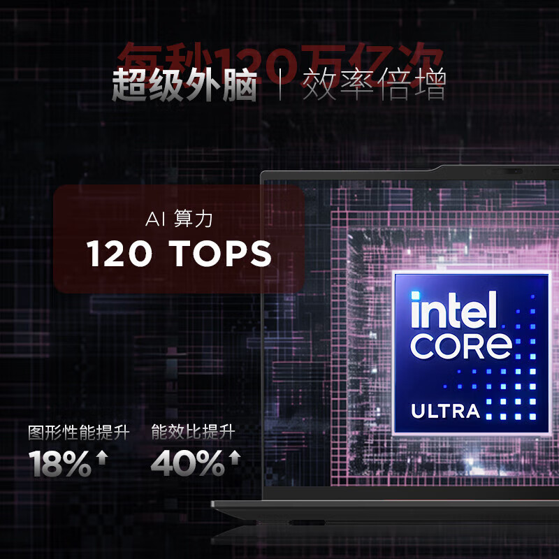 ThinkPad X1 Carbon KGCD AI 2025 全新酷睿Ultra 9-288V 2.8K 120HZ 专业版 4G全互联商务旗舰笔记本电脑(32G 2TB)高清大图