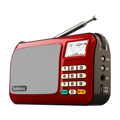 乐廷款红色标配送保护袋 T6收音机32G老人迷你音响插卡音箱便携式播放器随身听