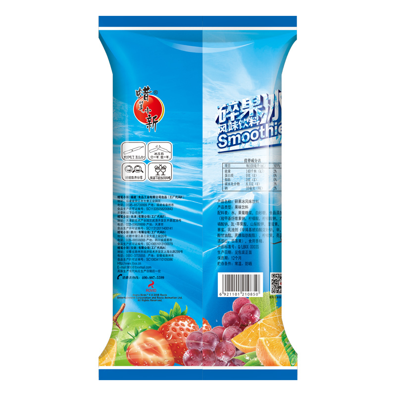 蜡笔小新 碎果冰混合装 850ml