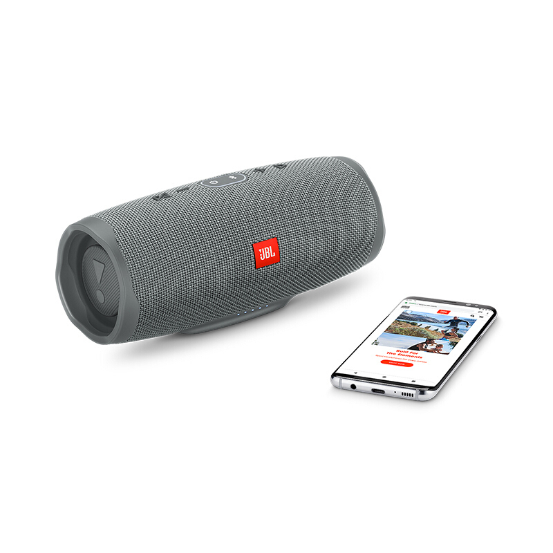 JBL CHARGE4音乐冲击波4低音炮防水支持串联便携迷你音响 灰色