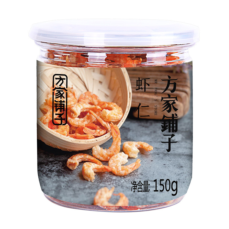 方家铺子 干虾仁150g/瓶 淡干大对虾仁 大海米海鲜水产干货