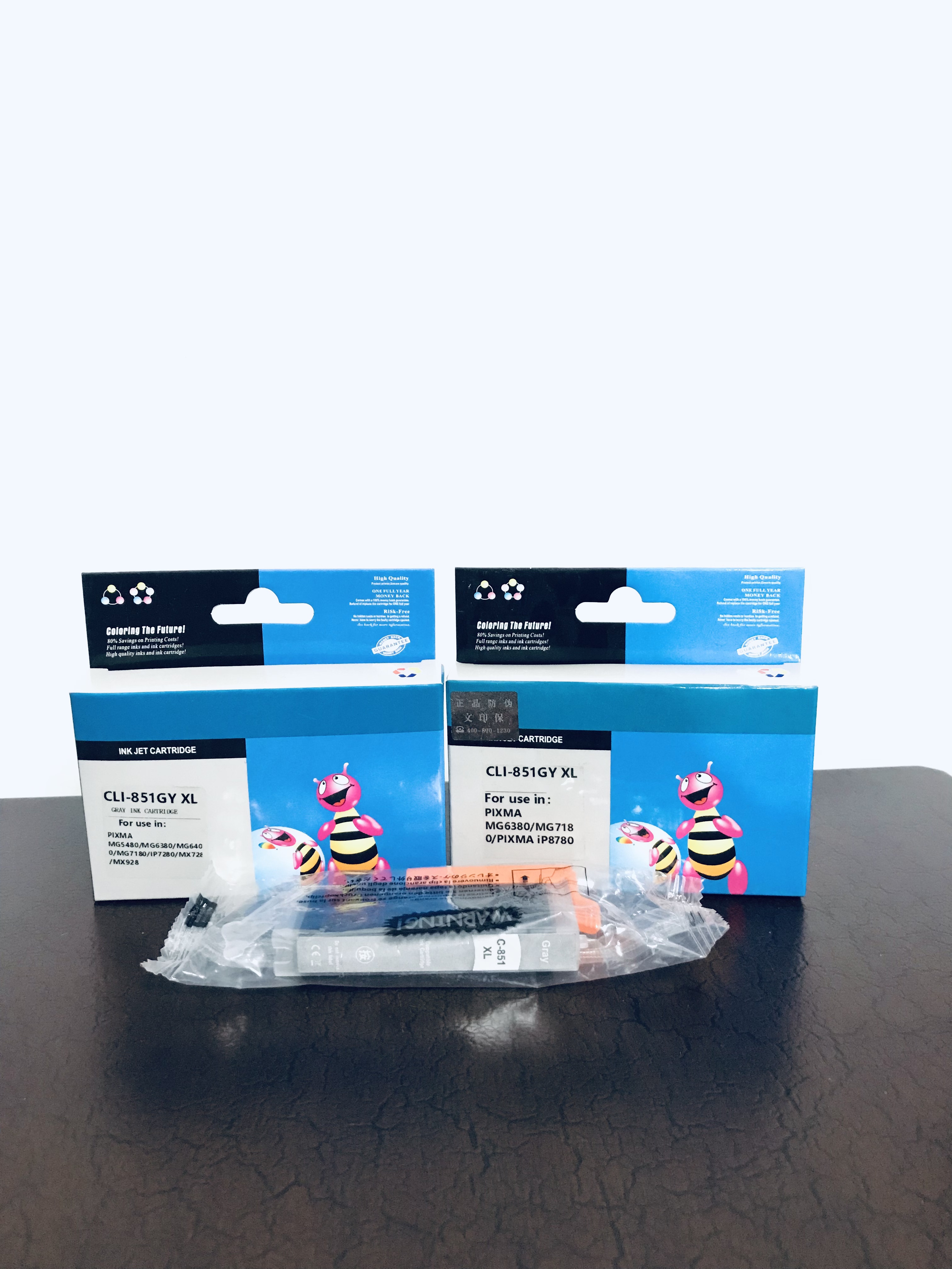 文印保CC-851XLGY墨盒 适用于佳能IP7280/IX6770/6780/MX928/MG7180高清大图