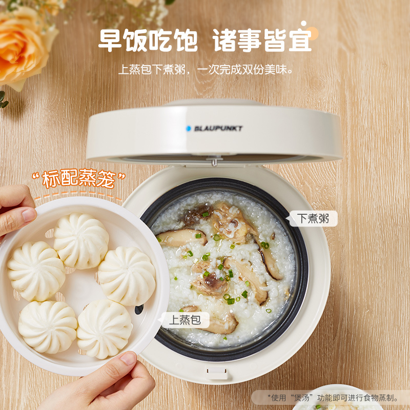 蓝宝(BLAUPUNKT)电饭煲电饭锅2-3人2升小型家用迷你智能煮饭锅