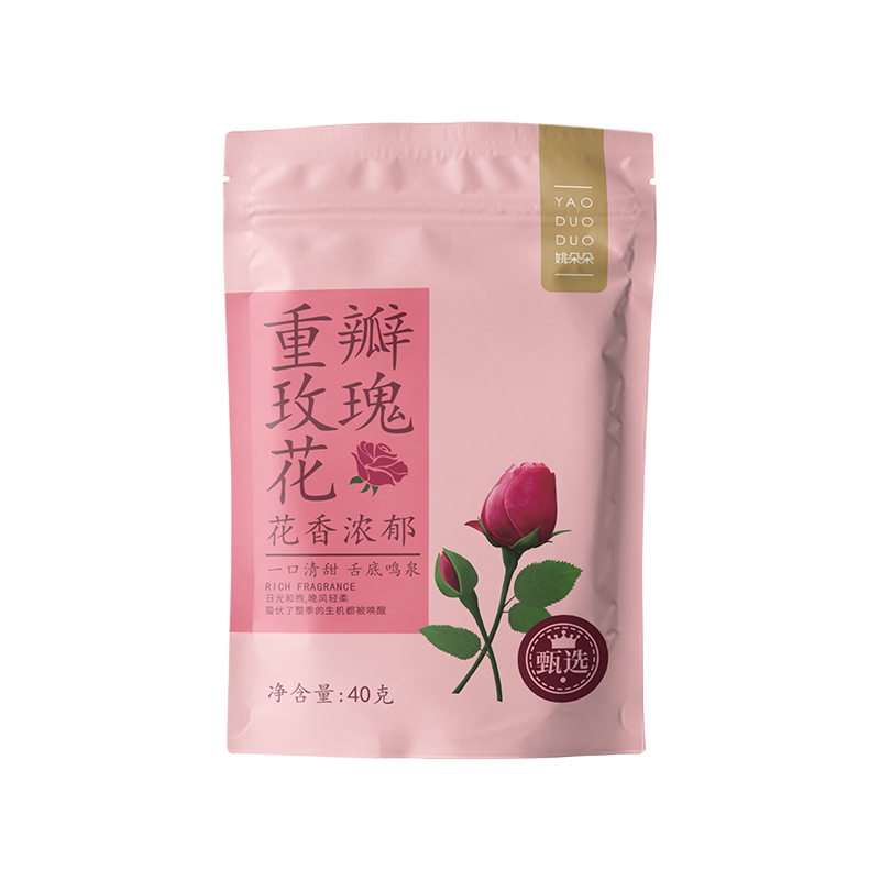 姚朵朵玫瑰花茶40克高清大图