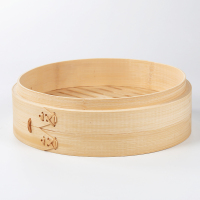 唐宗筷 竹蒸笼 家用小笼包蒸笼 点心蒸笼A690（Φ20cm*14cm)
