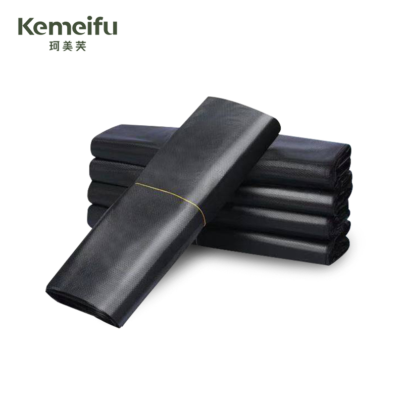 珂美芙 黑色平口加厚垃圾袋 90*110cm 50个/包高清大图