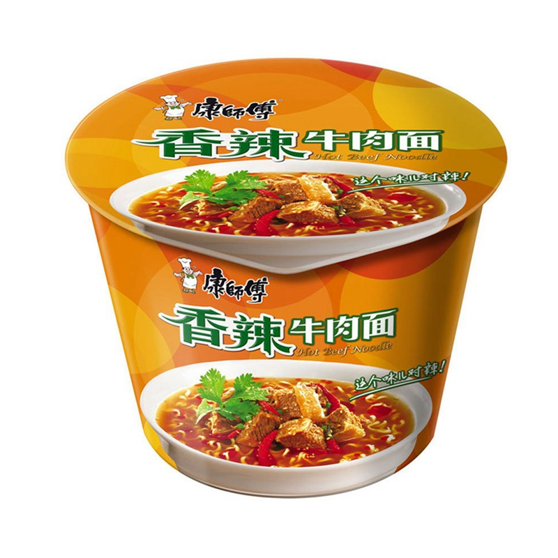 康师傅 香辣牛肉面 105g/桶