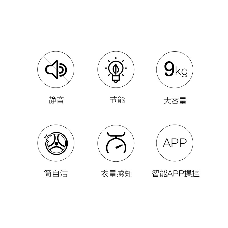海尔(Haier)EB90M2SU1 9公斤 大容量 全自动家用波轮洗衣机 手机智控 智能预约 消毒洗 桶干燥桶自洁